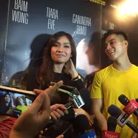 Baim Wong dan Luthya. (Rivan Yuristiawan/Bintang.com)