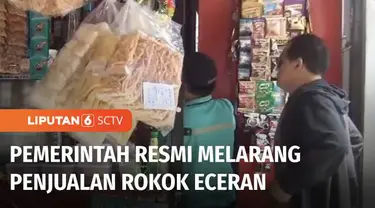 Pemerintah resmi mengeluarkan aturan larangan untuk menjual rokok secara eceran. Peraturan yang sudah ditanda tangani Presiden Jokowi tersebut menuai pro dan kontra di kalangan masyarakat.