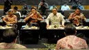 MPR menggandeng Kemendagri, Kemenag, Kemdikbud, dan Kemenlu untuk mensosialisasikan 4 Konsensus Dasar Negara (UUD 1945, Pancasila, Bhinneka Tunggal Ika dan NKRI) ke generasi muda, Jakarta, Rabu (4/2/2015). (Liputan6.com/Andrian M Tunay)