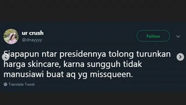 pesan nyeleneh warganet untuk capres terpilih
