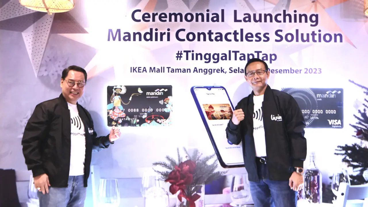 Tingkatkan Transaksi Non Tunai, Bank Mandiri Luncurkan Layanan Mandiri Contactless