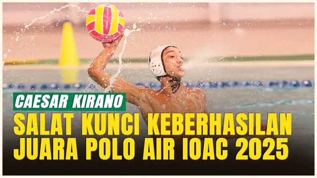 Kisah Inspiratif Caesar Kirano Juara Polo Air IOAC 2025, Selalu Diingatkan Salat oleh Orang Tua
