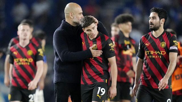 Foto: Melihat Manchester City Kewalahan Dibombardir Brighton and Hove Albion di Liga Inggris