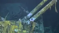 Kapal italia era Perang Dunia II yang tenggelam di Laut Mediterania. (Video Grab/PaulAllen.com)