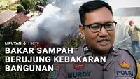 Bakar Sampah Berujung Kebakaran Gudang