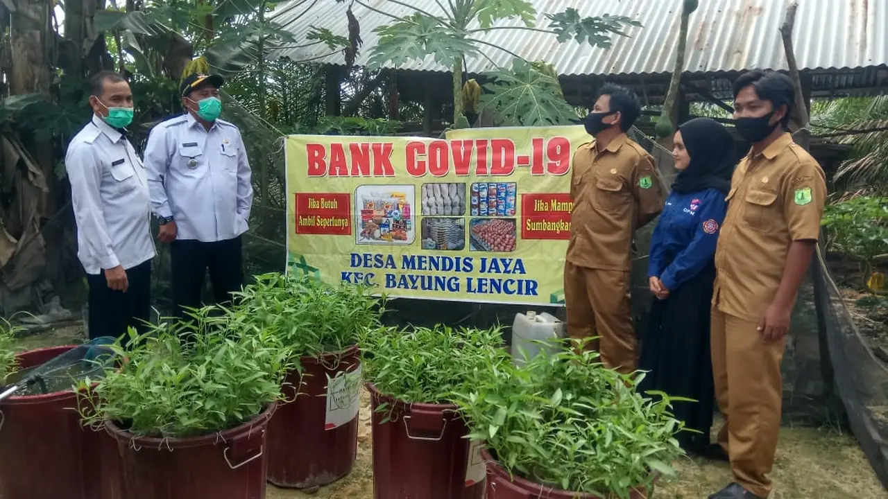 Bank Covid-19 di Musi Banyuasin Sediakan Sembako Bagi Warga Kurang Mampu