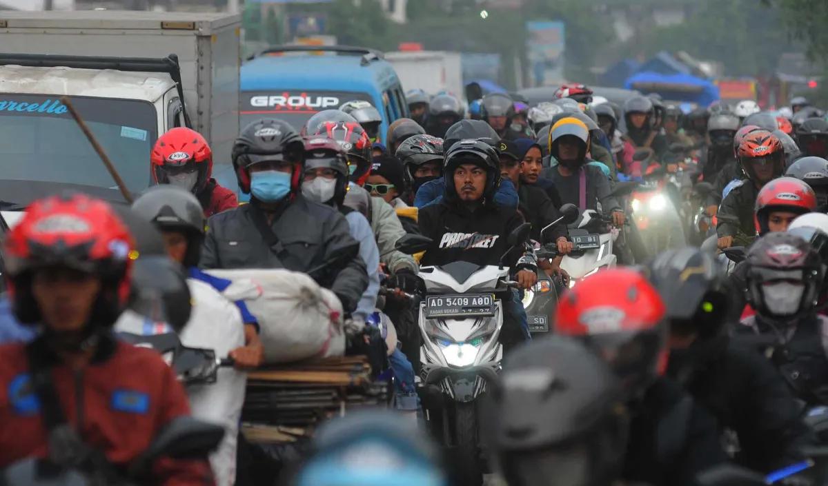 Pergerakan orang selama lebaran dan arus balik didominasi di Pulau Jawa, yaitu 77,3 juta orang.
