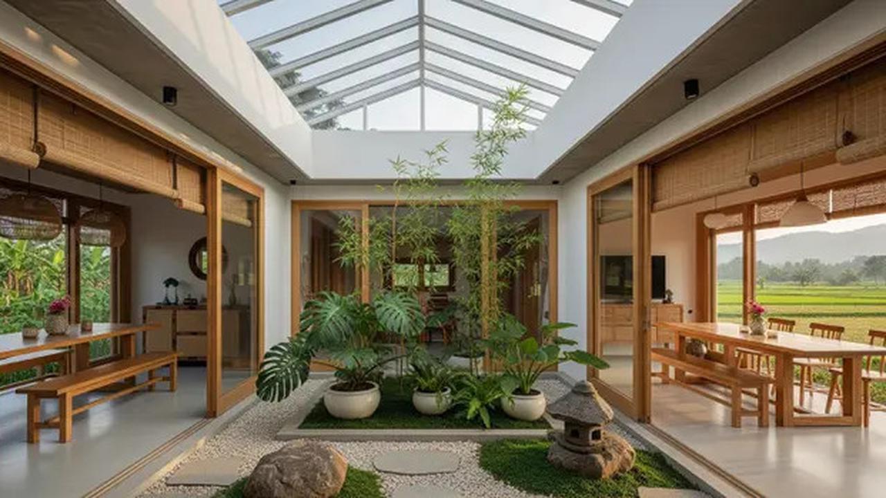 8 Model Rumah Sederhana Tapi Mewah Gaya Japandi dengan Taman Mini 2025, Cocok untuk Keluarga Muda