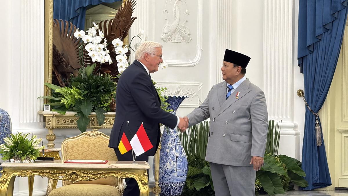 Presiden Jerman Tiba di Istana Merdeka, Disambut Langsung Prabowo