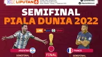 Infografis Bagan dan Jadwal Semifinal Piala Dunia 2022 (Liputan6.com/Abdillah)