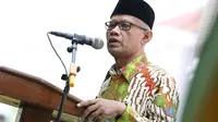 Ketua Umum Muhammadiyah Haedar Nashir. (Liputan6.com/Switzy Sabandar)
