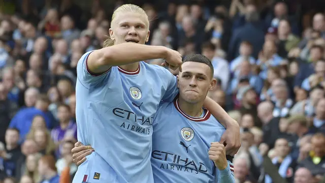 Foto: Termasuk Erling Haaland dan Phil Foden, Ini Dia 5 Pemain yang Telah Mencetak Hattrick di Liga Inggris Musim 2022 / 2023