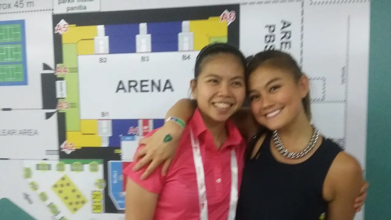 Greysia Polii dan Agnes Monica
