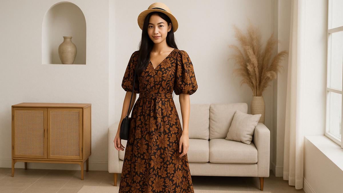 7 Model Midi Dress Batik yang Anggun dan Kekinian, Cocok untuk Segala Acara