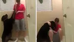 Sebuah video yang menunjukkan seorang wanita asal Arizona dihibur oleh seekor anjing saat tengah menyakiti dirinya menjadi viral di media sosial.