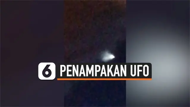 Sebuah cahaya putih yang diduga UFO melayang di langit Annecy, Prancis. Penampakan UFO ini terjadi usai gempa magnitudo 5,4 mengguncang Prancis.