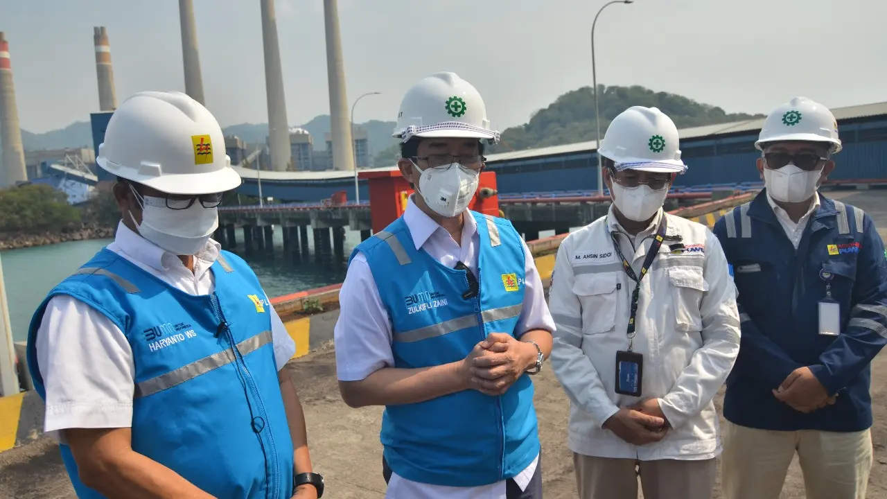 Direktur Utama PLN, Zulkifli Zaini  mengunjungi PLTU Suralaya, Banten. Dok PLN
