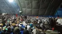 Ribuan orang hadir dalam Ijtima Dunia 2020 Zona Asia di Gowa. (Foto: LIputan6.com/Fauzan)