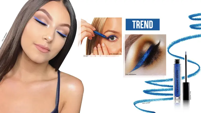 Trends: Bukan Hanya Hitam, Tampil Stunning dengan Blue Eyeliner