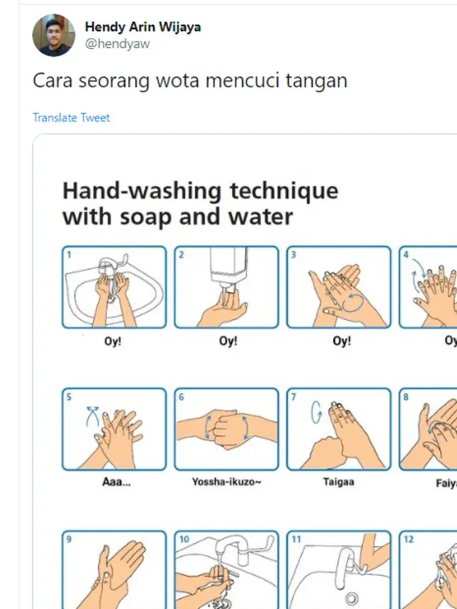 Cegah Virus Corona, Ini 7 Lagu Favorit Cara Mencuci Tangan Versi Netizen