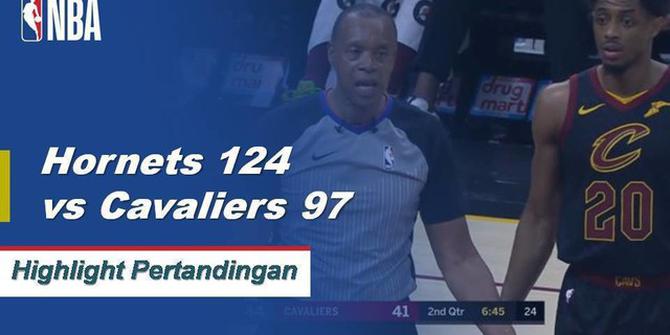 Cuplikan Hasil Pertandingan  NBA : Hornets 124 Vs Cavaliers 97