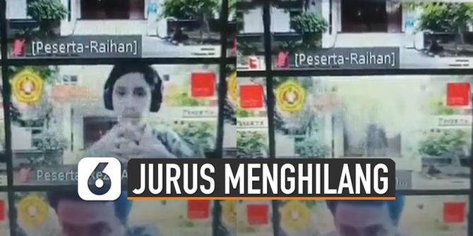 VIDEO: Mahasiswa Hilang Bak Ninja di Tengah Seminar Online