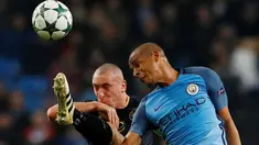  Manchester City ditahan 1-1 Celtic pada laga terakhir Grup C Liga Champions di Stadion Etihad, Selasa (6/12/2016). (Reuters/Phil Noble)
