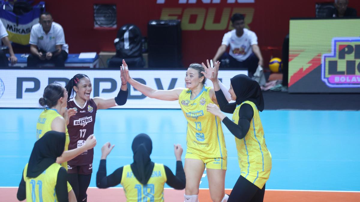 Hasil Proliga 2026: Sengit, Jakarta Electric PLN Tumbangkan Jakarta Pertamina Enduro  #Bola