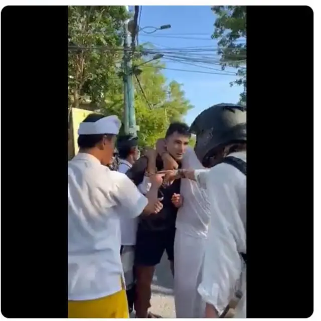 Turis Asing Ribut dengan Pecalang Usai Ganggu Upacara Adat Sambut Nyepi di Bali