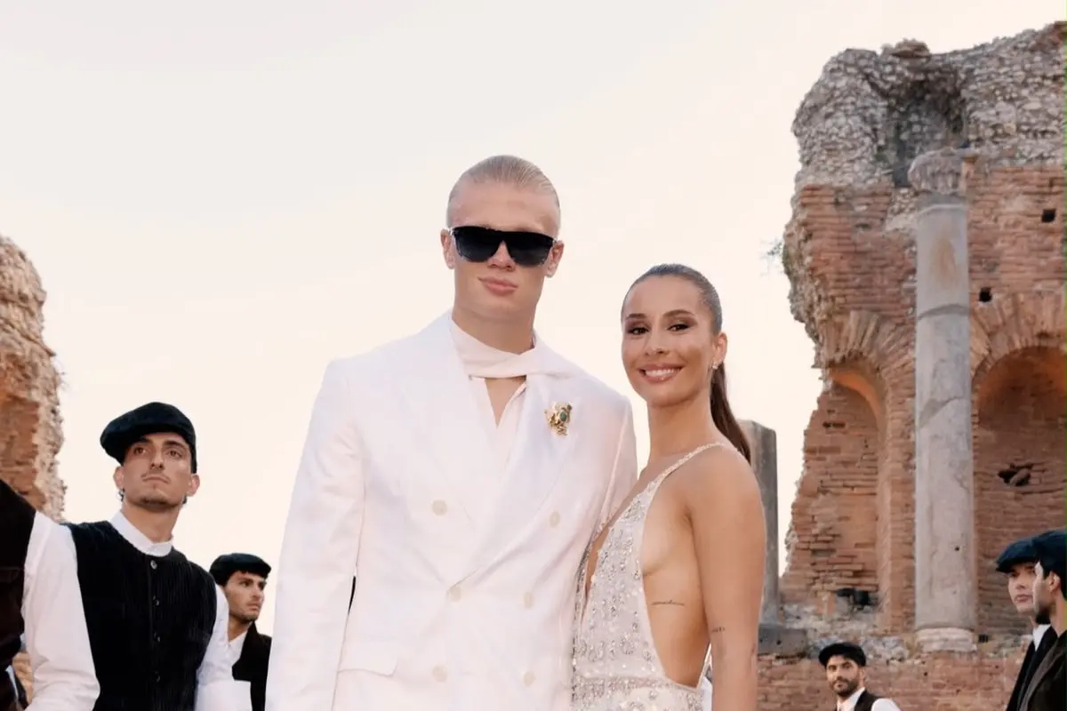 Bak Pengantin, Erling Haaland dan Kekasihnya Tampil Serasi di Dolce & Gabbana Alta Sartoria