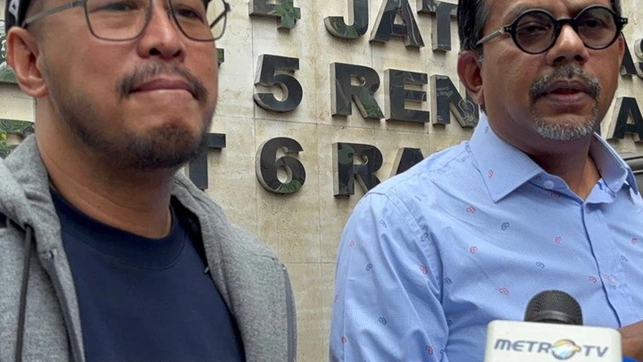 Pandji Pragiwaksono di Polda Metro Jaya
