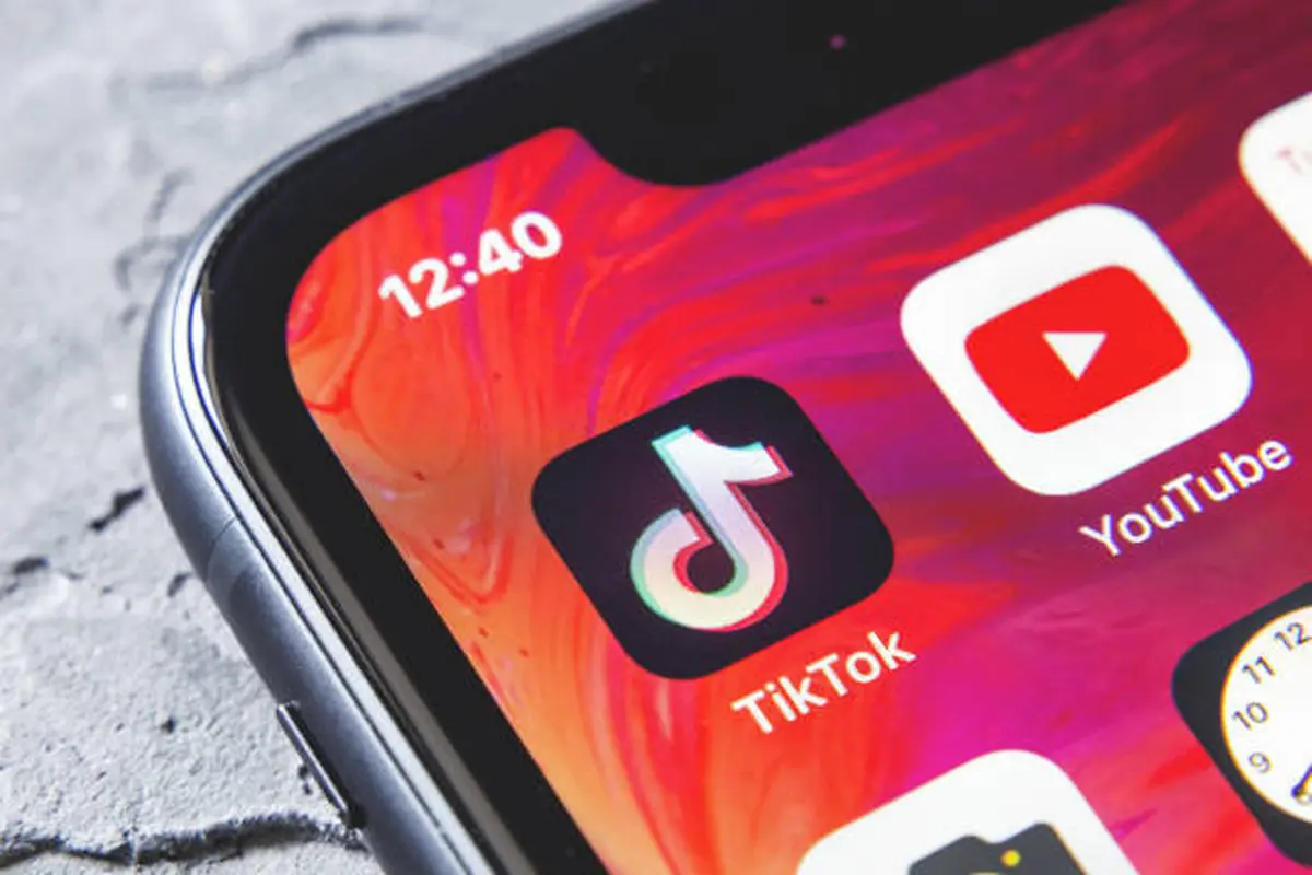 ilustsrasi aplikasi TikTok.
