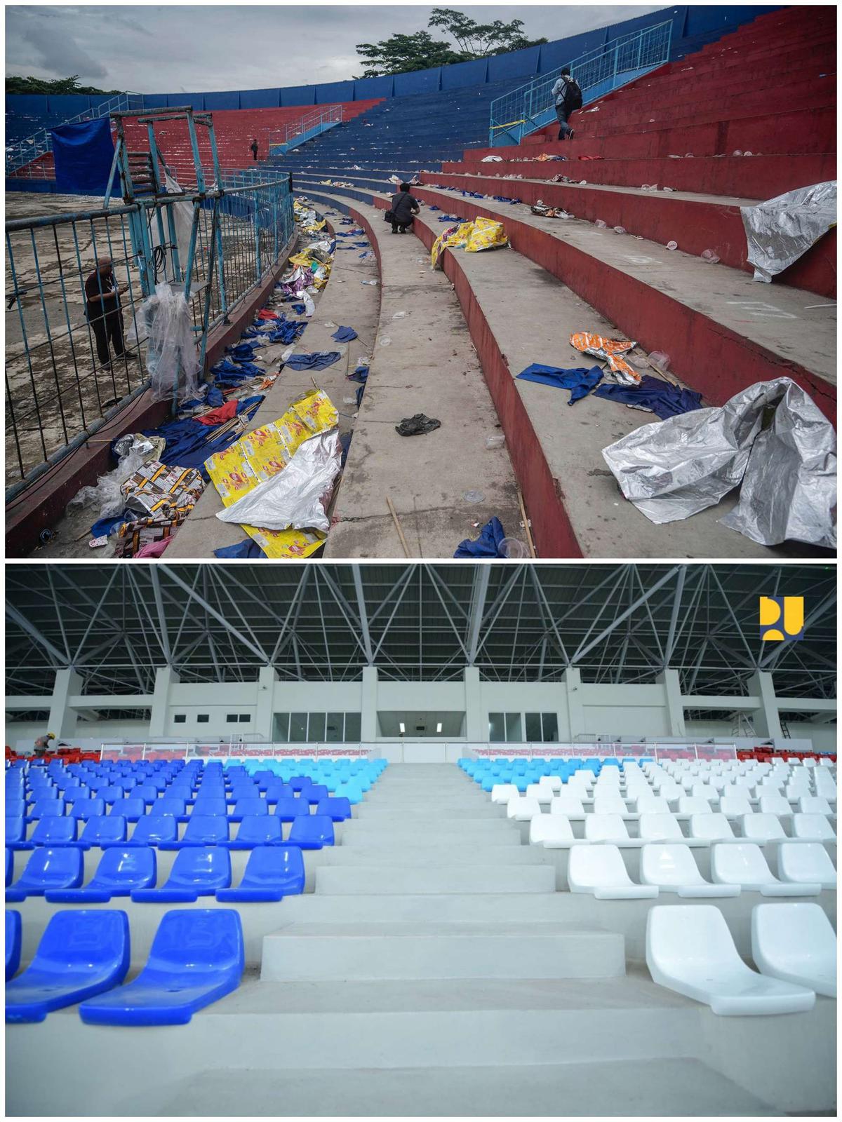 Kondisi Stadion Kanjuruhan Sebelum dan Setelah Direnovasi