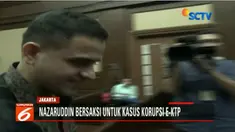 Nazar sempat menyebut, mantan Menteri Dalam Negeri Gamawan Fauzi menerima uang 4,5 juta dollar Amerika dari Andi Narogong.