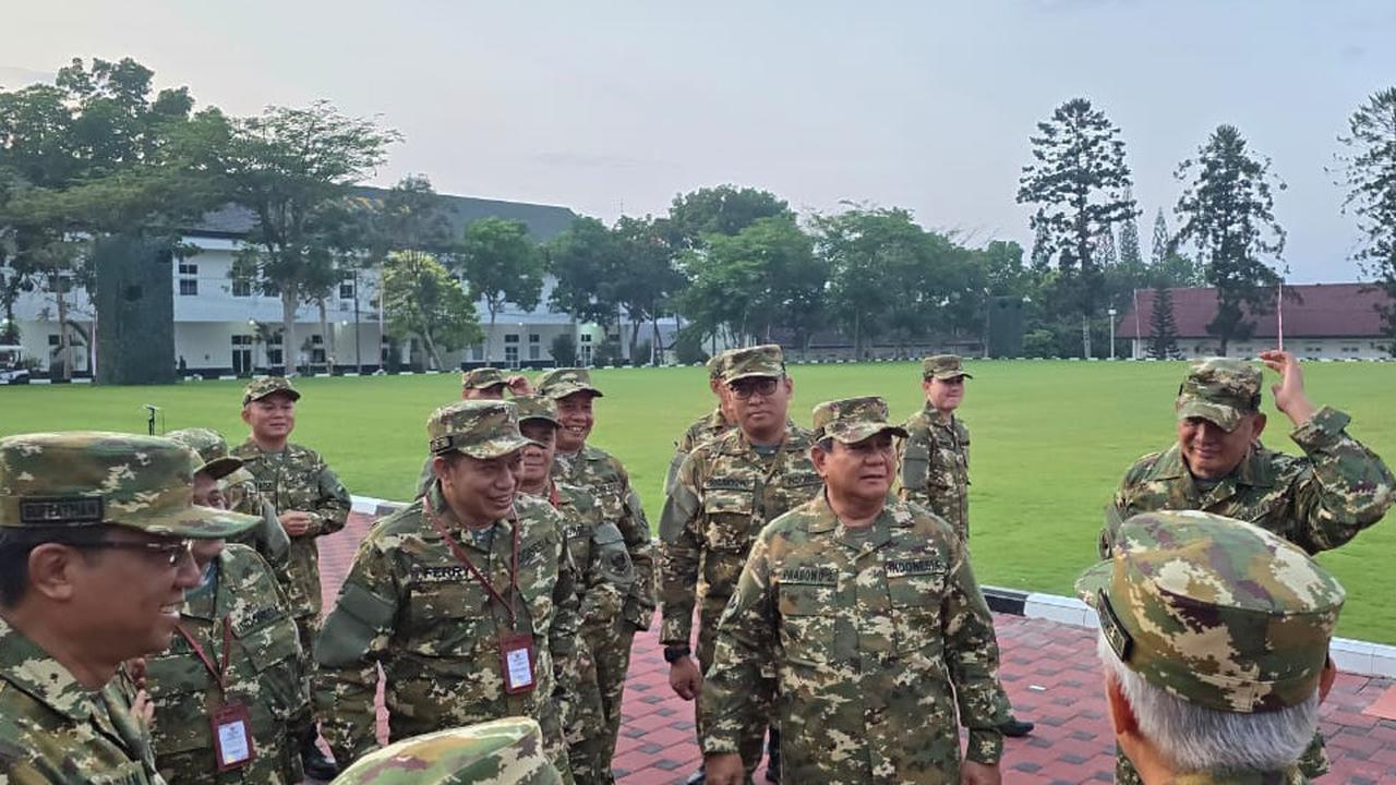 Hari Pertama Ospek Menteri Prabowo di Akmil Magelang