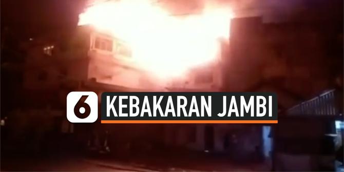 VIDEO: Kebakaran Hotel di Muaro Bungo Jambi