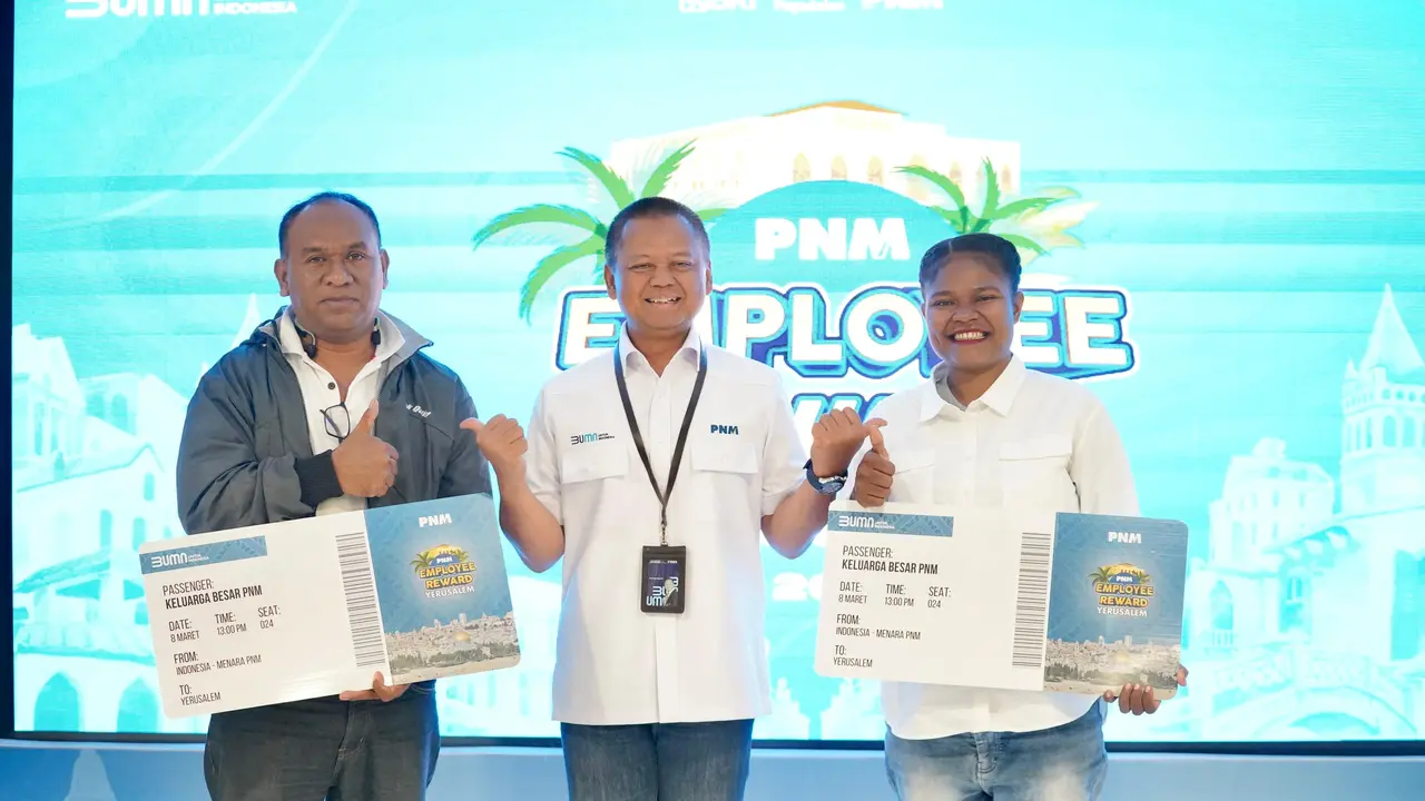 Karyawan PNM Berprestasi Dapat Apresiasi Pergi Wisata Religi Ke Yerusalem. (Liputan6.com/ ist)