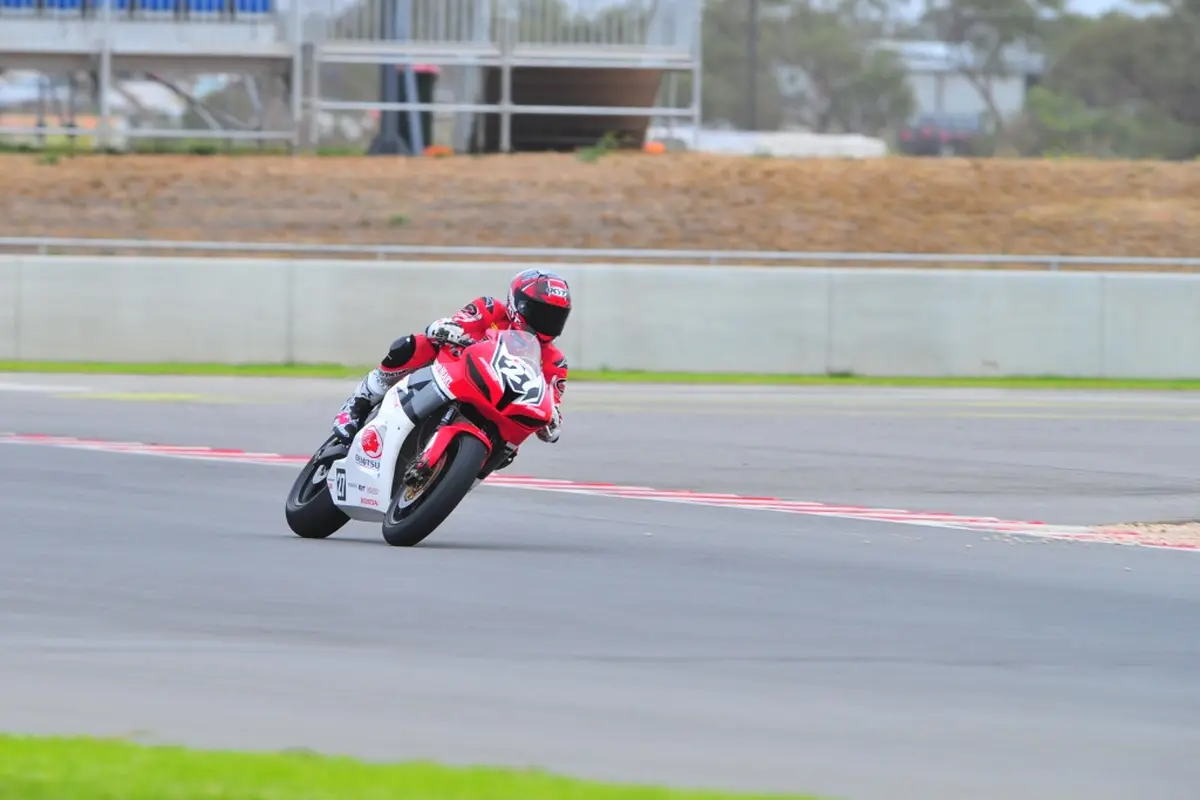 Pembalap Asia Honda Racing Team, Andi Gilang.