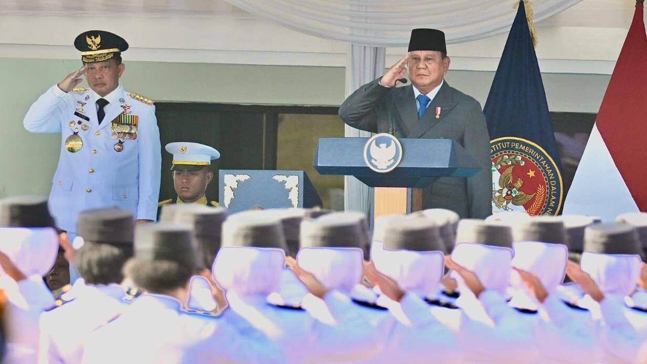 Prabowo Singgung Peluang Lulusan IPDN Bisa Jadi Presiden