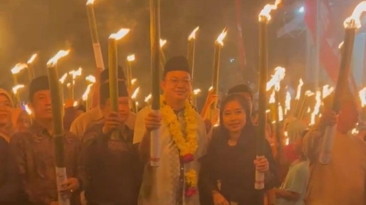 Pemkab Bangka Barat Fasilitasi Tradisi Pawai Obor Sambut Ramadhan 1447 H