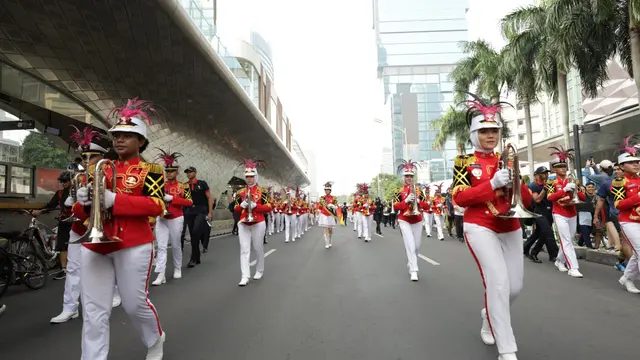 Sambut Harlah Pancasila 1 Juni, Ini Kemeriahan Kirab Pancasila Bersama BPIP di Jakarta