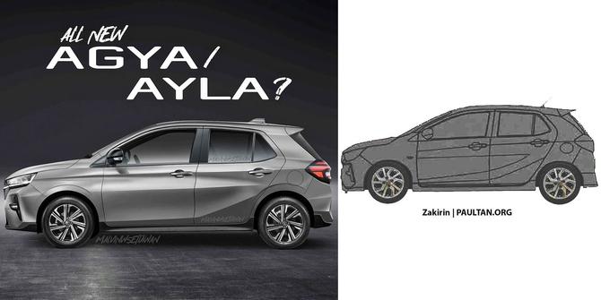 Digadang-gadang Segera Meluncur, Seperti Inikah Wujud Baru All New Toyota Agya 2023?