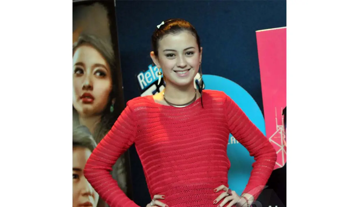 Kimberly Ryder mengaku belum menemukan cowok yang cocok sebagai pengganti Kevin Julio, Jakarta, Senin (21/07/2014) (Liputan6.com/Panji Diksana)