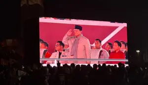Prabowo-Gibran Hadiri Pesta Rakyat HUT ke-81 RI di Monas
