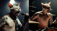 6 Editan Foto Kucing Jadi Musisi Grup Metal Ini Kocak (IG/memesguitar)