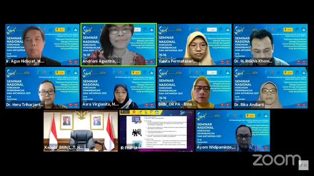 Seminar Nasional Kebijakan Penerbangan dan Antariksa (SINAS KPA) VI, 15 September 2021