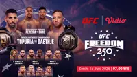 UFC Freedom Night 250: Sejarah Baru MMA Akan Terjadi! Saksikan Hanya di Vidio