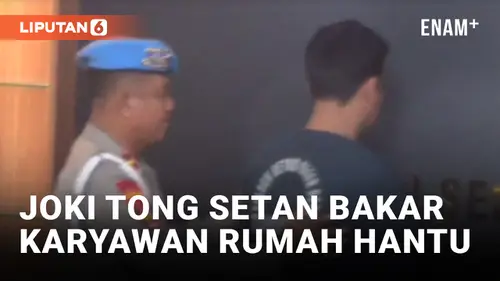VIDEO: Diremehkan Saat Tanyakan Hutang, Joki Tong Setan di Pasar Rebo Bakar Karyawan Rumah Hantu