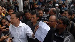 Menurut panitia, mereka telah memperoleh izin tetapi dengan tiba-tiba Menpora dan polisi melarang mereka, Selasa (24/06/2014) (Liputan6.com/Faisal R Syam)