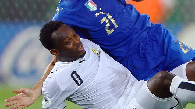 Mantan pemain Timnas Ghana, Michael Essien.